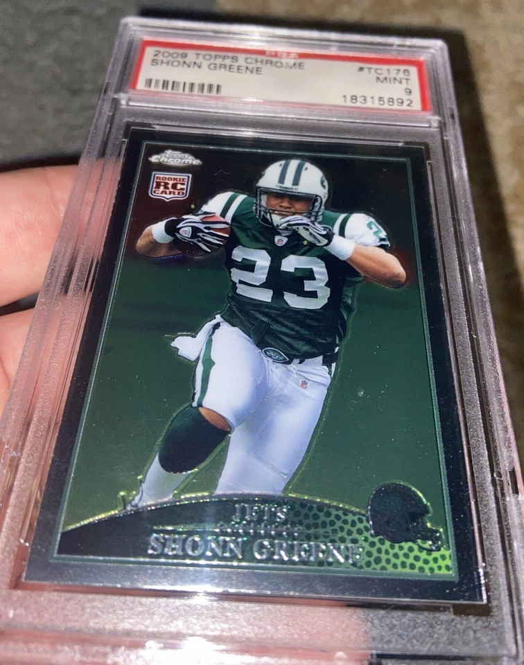 2009 Topps Chrome #tc176 shonn Greene Psa 9 Rookie Pop 5 W 8 Higher!  - Image 1 of 2