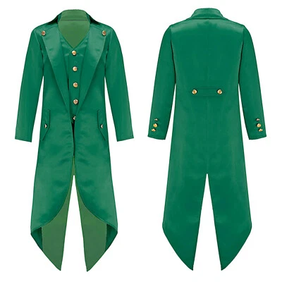 Abrigo Chaqueta Pirata Vampiro Niños Niños Juegos con disfraces Disfraz Vintage Halloween Foto 1 de 3