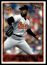 1997 Topps Baseball Card Arthur Rhodes fef Baltimore Orioles #53