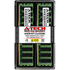 64GB 2x 32GB PC4-2400 LRDIMM Dell Precision R7910 T5810 T7810 T7910 Memory RAM