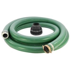 Pump Discharge Hose Kit 2 Inch X 15 Ft. Water Drain Attachment Suction Everbilt - Picture 1 of 12