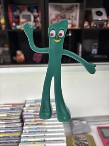 Gumby Green Rubber Figure Prema Toy Co Bendable 6" Tall Poseable Figure Vintage - Picture 1 of 8