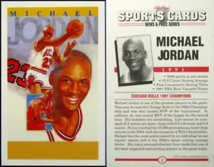 1991 Sports Cards Michael Jordan - Chicago Bulls - 5" x 8" Giant Card - HOF NM - Picture 1 of 1