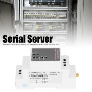 Zu WIFI/Ethernet Serial Server IP Für ECos Mit Antenne PW21-H AC 100 UB - Afbeelding 1 van 23