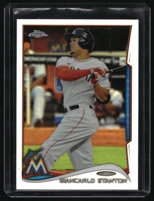 2014 Topps Chrome #173 Giancarlo Stanton Refractors - Image 1 of 2