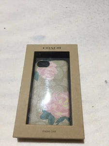 NEW Coach Iphone 8 Phone Case Floral Print - Picture 1 of 9
