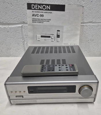 Denon AVC-99 Personal Component AV Surround Amplifier HiFi Separate With Remote  - Image 1 of 4