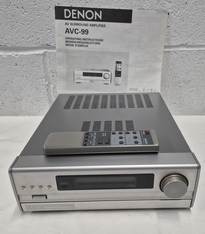 Denon AVC-99 Personal Component AV Surround Amplifier HiFi Separate With Remote  - Image 1 of 4