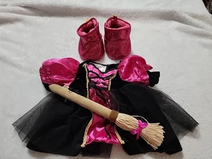 Build-A-Bear Witch Costume With Broom & Boots - Picture 1 of 9