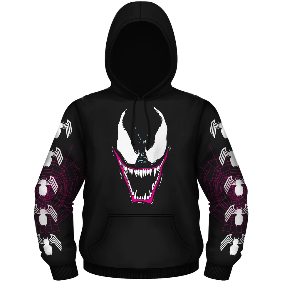 Venom Grin Marvel Comics Officially Licensed Adult Pullover Hoodie - Image 1 of 1