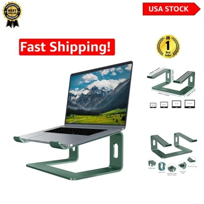 Soporte para portátil de aluminio resistente - Diseño ergonómico para máxima comodidad y estabilidad Foto 1 de 4