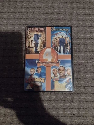 Night At The Museum 1 + 2/Like Mike 1 + 2 4 Movie Collection DVD 2013 - Image 1 of 2