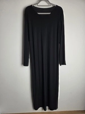 Vestido negro elástico Abaya talla 54 islámico para mujer Foto 1 de 4