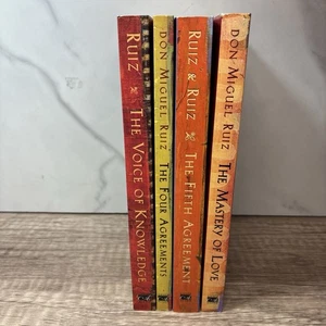 Lot Of 4 Don Miguel Ruiz Self Help Trade Paperback Books - Bild 1 von 8