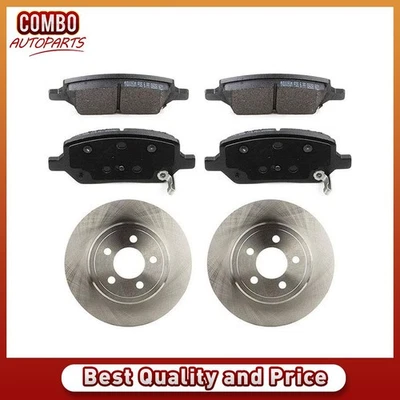 Rear Brake Rotors Brake Pads for 2014 Mobility Ventures MV-1 2011 2012 VPG MV-1 - Image 1 of 4