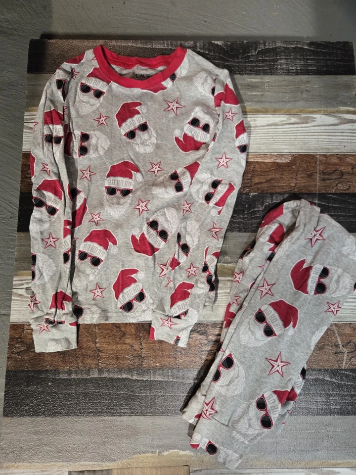 Pijama de Natal infantil PLACE 2 peças ajustado tamanho 10 masculino - Imagem 1 de 1