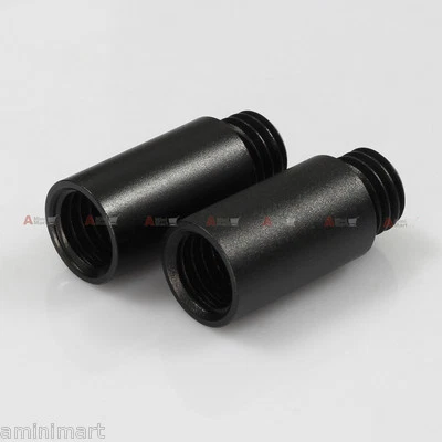 1" polegada de comprimento M12 rosca micro haste extremidade fr 15mm haste suporte DSLR equipamento trilho câmera - Imagem 1 de 4