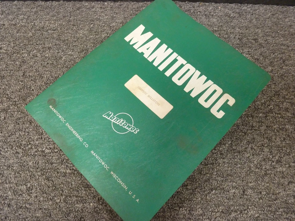 Manitowoc 45 46 30 40 Vicon 29 39 23 W Crane Service Repair Bulletins Manual - Image 1 of 1