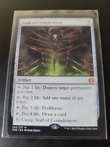 Staff of Compleation 242 MTG Phyrexia: All Will Be One (ONE) Mythic NM - Bild 1 von 2