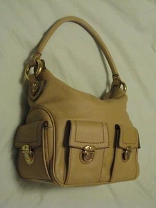 Marc Jacobs Collection 'Blake' Classic Camel & Gold Multi-Pocket Hobo Bag - Picture 1 of 10