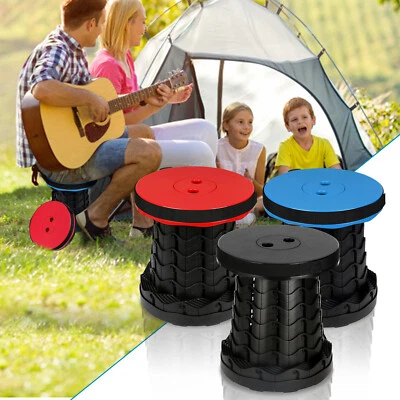 Tragbarer Klappstuhl Höhenverstellbar Hocker bis150KG Campingstuhl Klapphocker - Bild 1 von 4