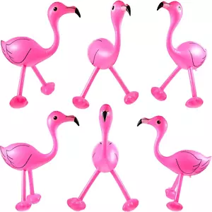 Aufblasbarer Pink Flamingo Aufblasbarer Flamingo Luau Party Zubehör für Hawaii - Bild 1 von 6