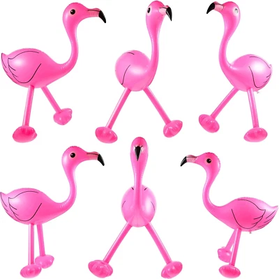 Aufblasbarer Pink Flamingo Aufblasbarer Flamingo Luau Party Zubehör für Hawaii - Bild 1 von 4
