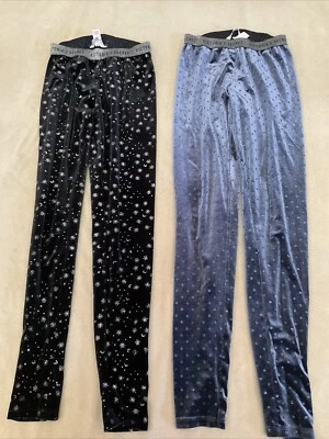 Victoria’s Secret Velour Leggings Lot Bling Xs Womens Grey Black - Image 1 of 4