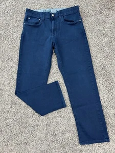 IZOD Jeans Mens Size 34X29 Blue Denim Ultraflex Regular Fit Knit Stretch - Picture 1 of 11