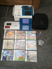 Nintendo ds xl console plus games carry case charger Bundle