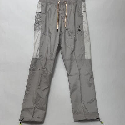Jordan Jumpman Statement Nike Woven Jogger Pants Iron Gray Men XL Hem Draw Cord - Image 1 of 4