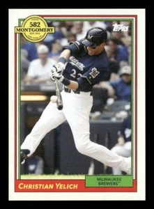 Christian Yelich 2022 Topps 582 Montgomery Club Set 2 #17 Milwaukee Brewers - Picture 1 of 2