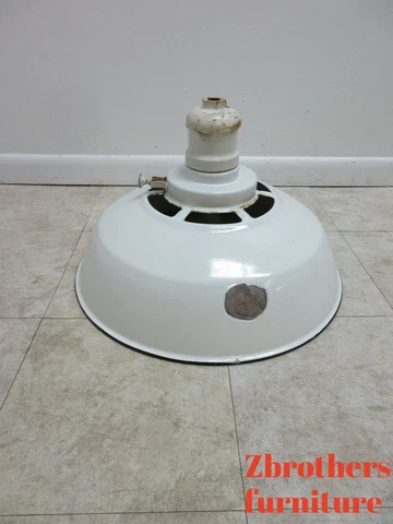 Antique Porcelain Gas Station Oil Lamp Street Light Shade  A Cover