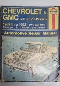 Haynes 831 Chevy & GMC s-10 and S-15 Pickups 1982-1992 Auto Repair Manual 2/4wd - Bild 1 von 4