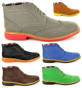 Nuevos Zapatos para Hombre Informales/Formales Desierto al Tobillo Brogue En Reino Unido Tallas 7 8 9 10 11 - Imagen 1 de 31