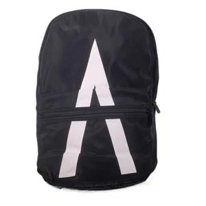 New Good Quality Mens Nylon Black Backpack Rucksack Laptop Bag - Picture 1 of 3