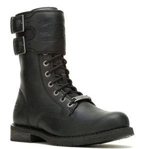 Harley-Davidson Men's Vntgmoto Tall 9-Inch Black or Brown Fashion Boots, D93873 - Picture 1 of 8