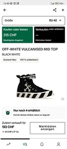 off white vulcanized Mid Top - Bild 1 von 6