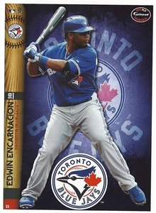 EDWIN ENCARNACION FATHEAD TRADEABLES TORONTO BLUE JAYS REMOVABLE STICKER 2014 23 - Picture 1 of 4