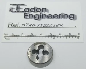 M7 x 0,75 mm metrischer Knopfdruck, CS. - Bild 1 von 2