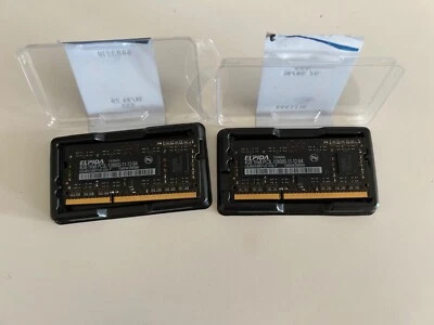 Apple iMac A1418 ELPIDA 2 banchi memoria RAM da 4 GB 1rx8 PC3L-12800S SO-DIMM  - Immagine 1 di 3