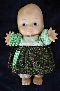 Vtg Uneeda baby doll all vinyl soft body 9” Hong Kong - Picture 1 of 3