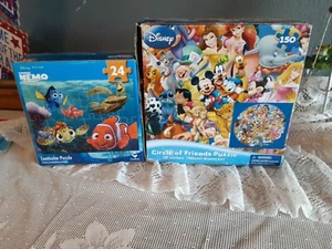 Disney Lenticular Puzzles Set Of 2, 24 pcs Finding Nemo & 150 pcs Disney Friends - Bild 1 von 3