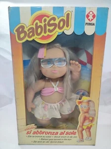 FURGA BABISOL bambola si abbronza al sole GRAZIOLI bambolotto babysol NUOVO NEW - Imagen 1 de 6