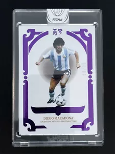 2022 Fansmall Argentina National Football Team Diego Maradona #66 Purple /36 - Picture 1 of 3
