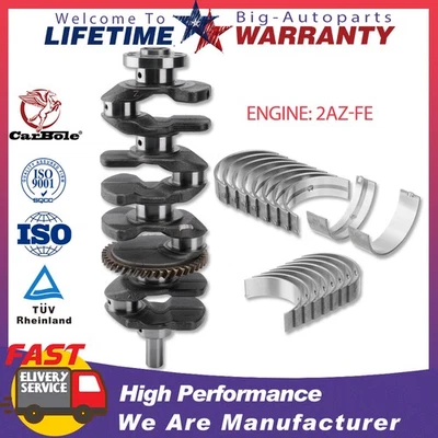 Kit de cigüeñal y cojinete para Toyota Highlander Camry RAV4 Matrix Scion 2AZ-FE Foto 1 de 4