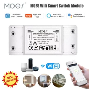MOES WiFi Smart Switch Module Light Wireless For Alexa Google APP Remote Control - Picture 1 of 39