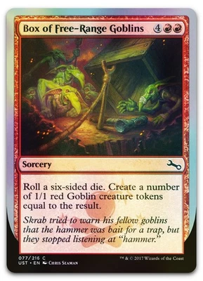 Box of Free-Range Goblins #77 (Foil) (NM) Unstable UST Magic MTG - Image 1 of 2