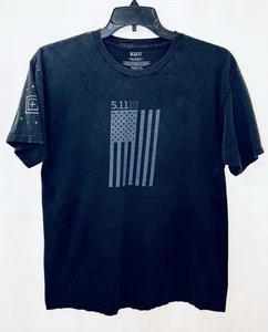 5.11 Tactical The Libertines Black Short Sleeve T-shirt Men’s Large - Picture 1 of 6