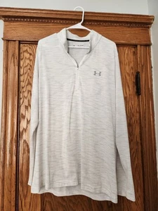 Under Armour Heat Gear XXL Fitted Long Sleeve 1/3 Zip Pullover - Picture 1 of 6